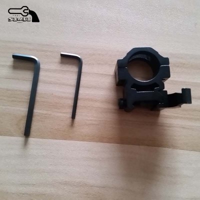 Aluminum 25.4mm Diameter Four Screw Wide Quick Release Scope Mount Ring in High Quality and Wholesale