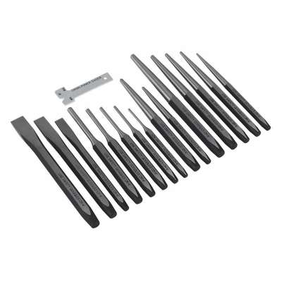 High Quality and Wholesale Steel 16-piece Punch and Chisel Set for Wood Working and Masonry Use